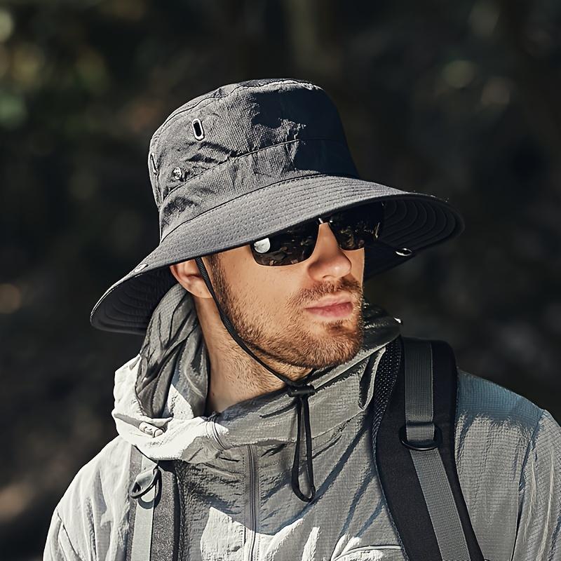 

New Fisherman s Hat Fashionable and Versatile Sunscreen Mountaineering Hat Adjustable Breathable Waterproof Outdoor Camping Hat