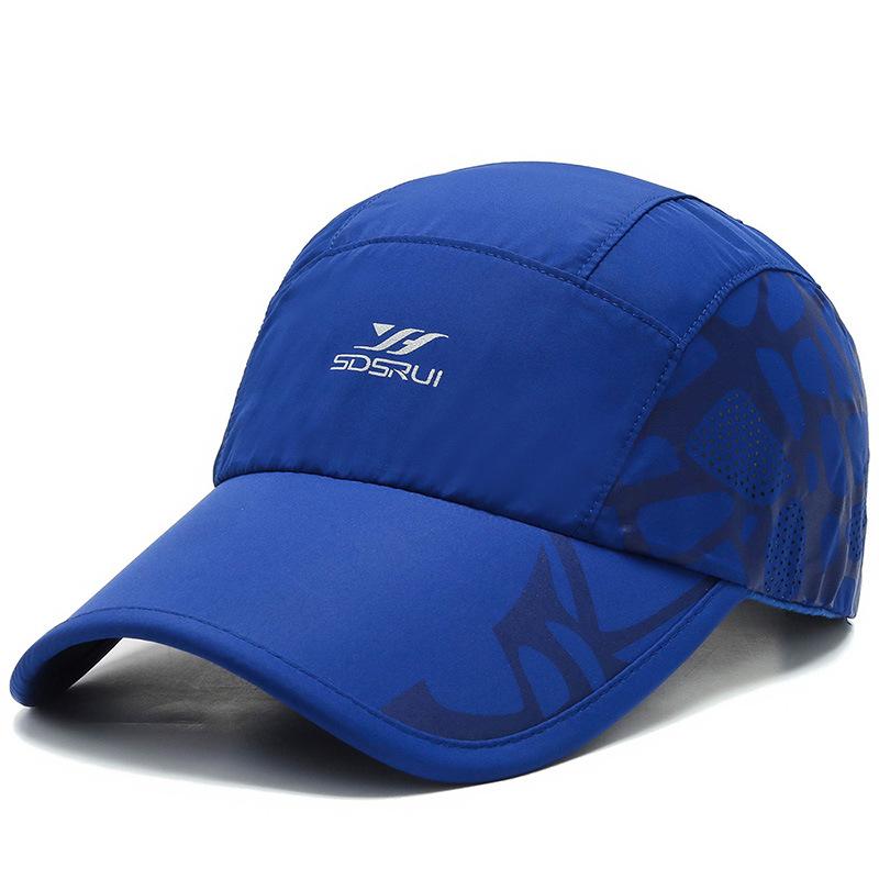 

Бейсболка универсальная мужская шляпа мужская летняя солнцезащитная шляпа женская корейская версия кепка для весны и осени быстросохнущая защита от солнца Adjustable королевский синий