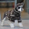 Pet Dog Warm Thick Fleece Lined Zipper Hoodie Sweater Schnauzer Teddy Winter Coat