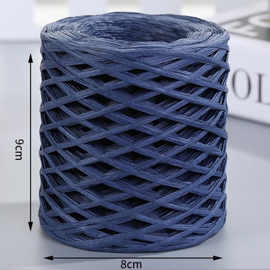 200M Natural Raffia Straw Yarn For Knitting Crocheting Paper Threads Friendly Paper Yarn DIY Handmade Summer Sunhat Beach Bag