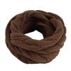 Cachecol Quente de Inverno Para Mulheres À Prova de Vento Elegante Cor Sólida Cachecóis Para Clima Frio Quente Malha Inverno Cachecóis de Laço Circular