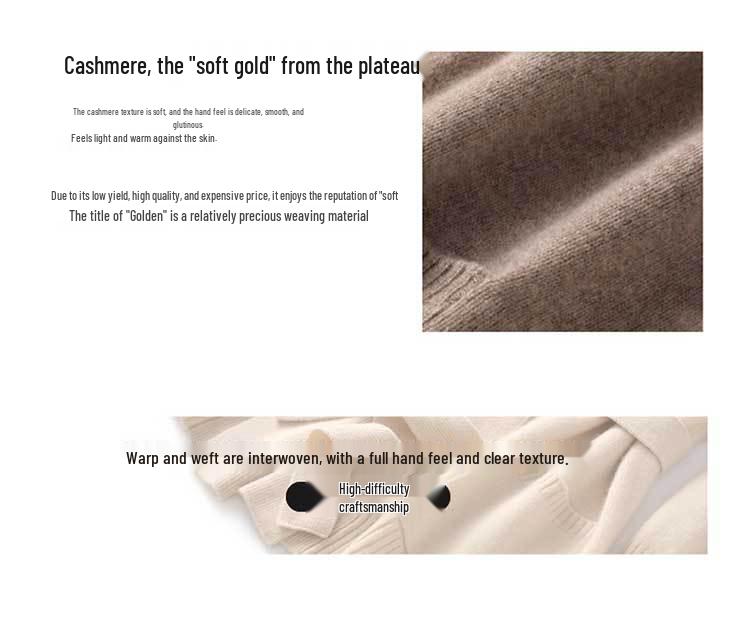Autumn-Winter Cashmere Knit Women's Long Sleeve Loose Cardigan with Belt