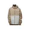 Color Block Hooded Long Sleeve Zip Jacket Men Jackets Khaki DV7650-277