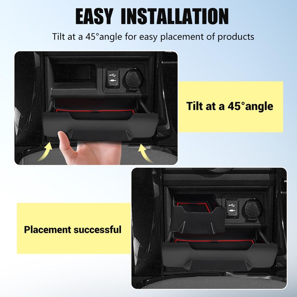 Storage Drawer Console Armrest Box Storage Box Phone Holder Organizer Case Car Accessories For Toyota 4runner 2014 2015-2024