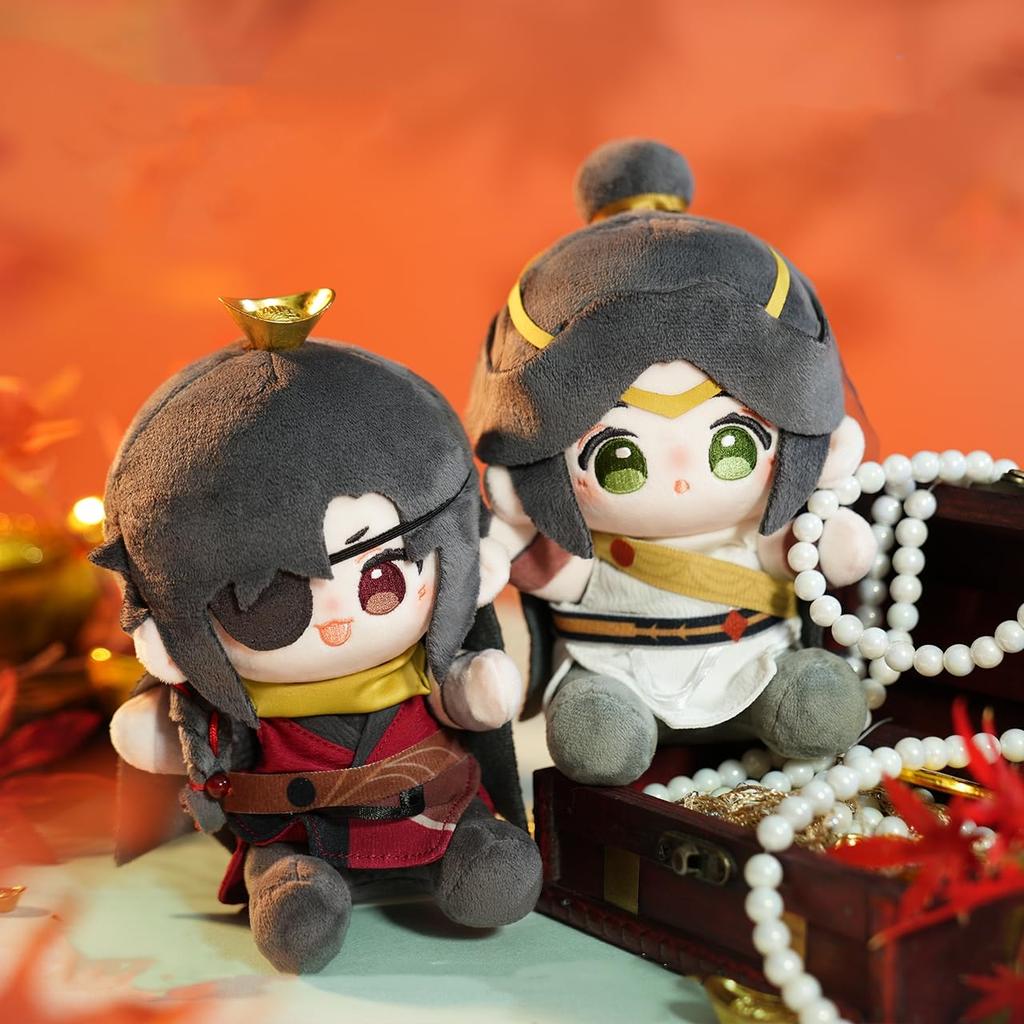 Mingyue Loulan Series 15cm Plush Toys Xie Lian Set of Character Cute Official Merchandise "Tenkan Shifu" (Sitting Position) - & Huacheng, 2, Dolls,