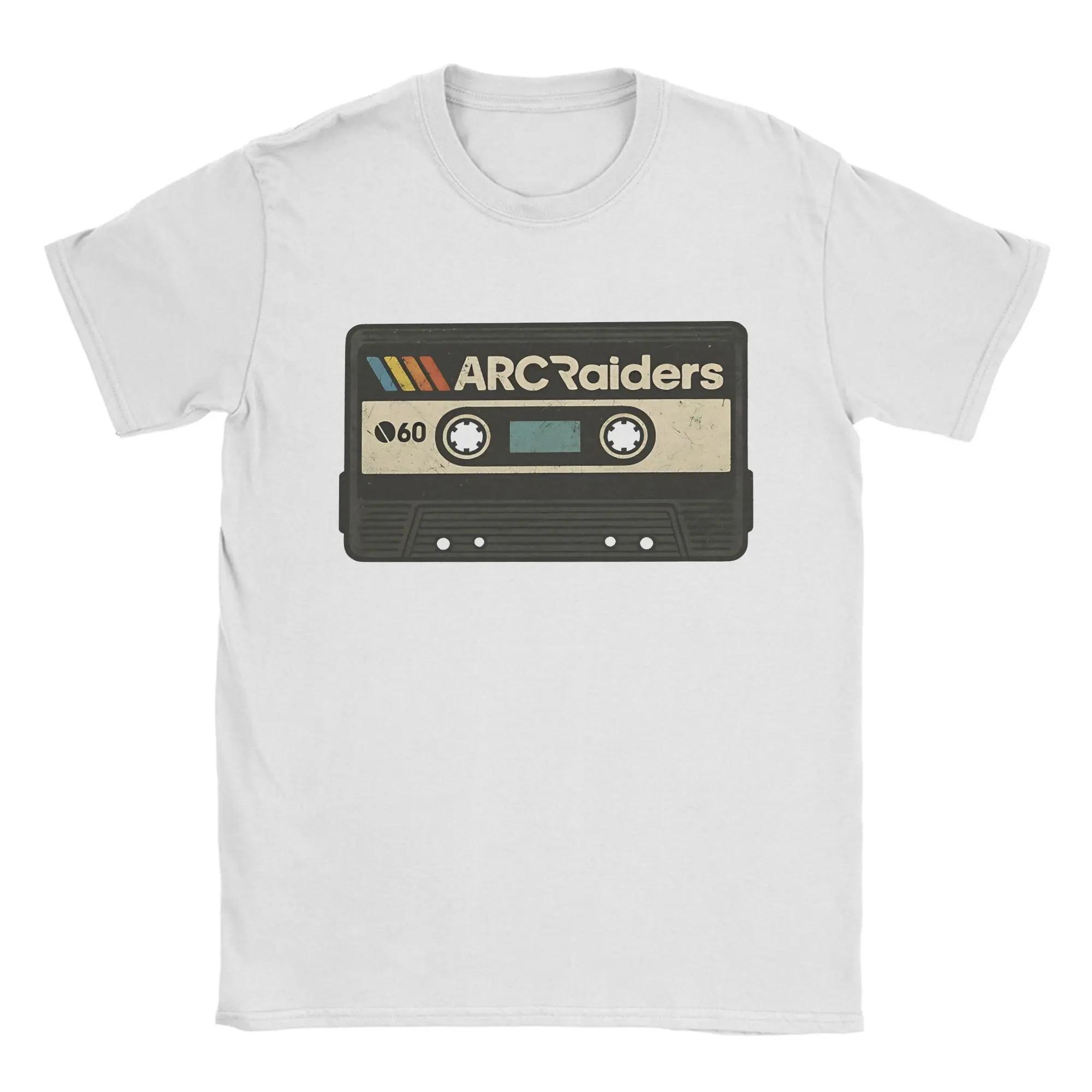 

Novelty TShirts ARC Raiders Cassette T Shirt Men Women Print Cotton Round Neck Tees Short Sleeve Casual Loose Clothes Unisex S