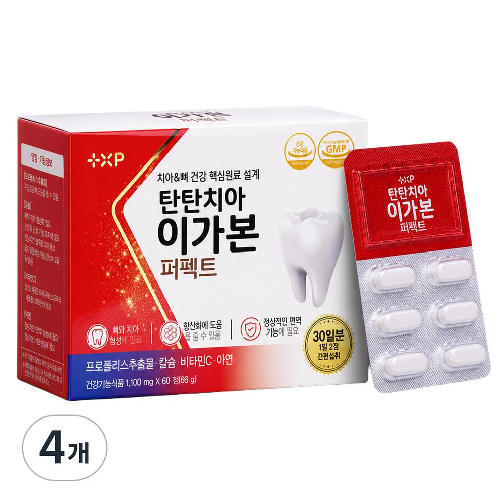 Dental Health, Strong Teeth Igabon Perfect Calcium Supplements 4 pcs, 60 Tablets