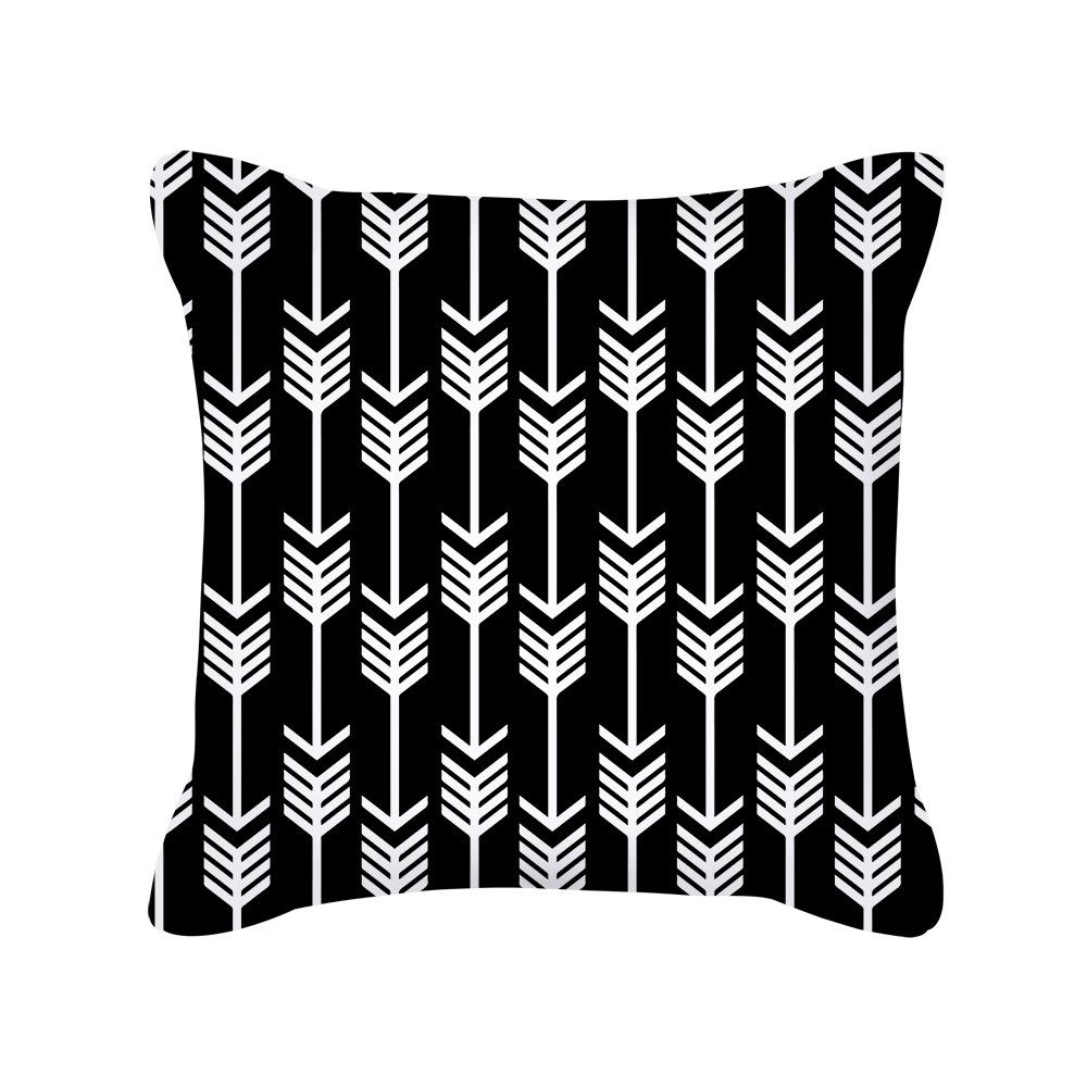 Furniture Life Peach Skin Velvet Pillow Cover Nordic Style Geometric Pattern Office Sofa Cushion Cover