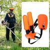 Orange Lawn Mower Harness Strap Nylon Trimmer Shoulder Strap Brush Cutter Strap  Garden
