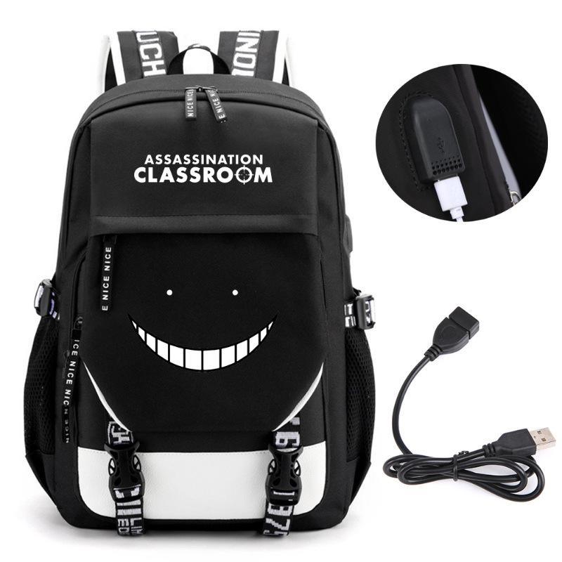 Animatie Assassination Classroom Periferie Grote Capaciteit Rugzak Rugzak Basisschool En Middelbare School Student Schooltas Computer Tas 30×20×43cm