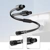 Outdoor Lights Extension Cable Cord Plug and Play Portable Versatile Y Splitter for Light