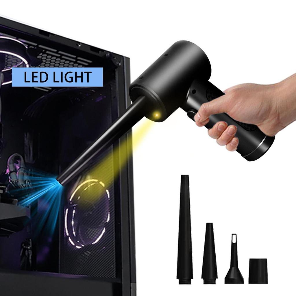 High-Power Wireless Car & Keyboard Vacuum Cleaner with USB Charging