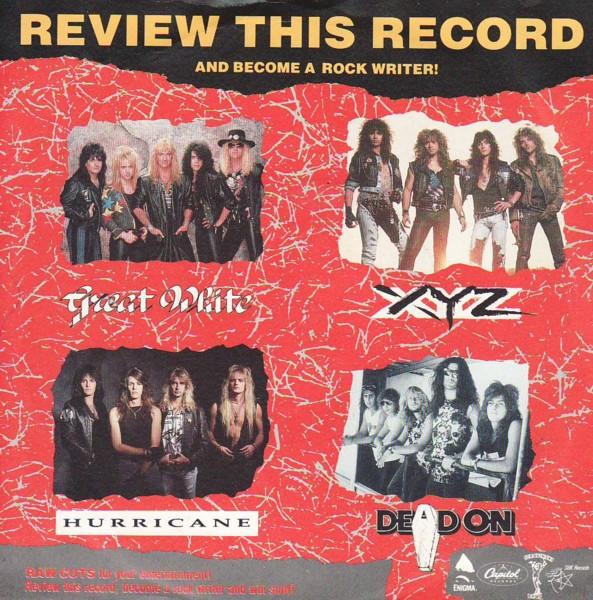 

7inch Record VARIOUS - Raw Cuts RAW2 RAW 1990 UK Rock Used