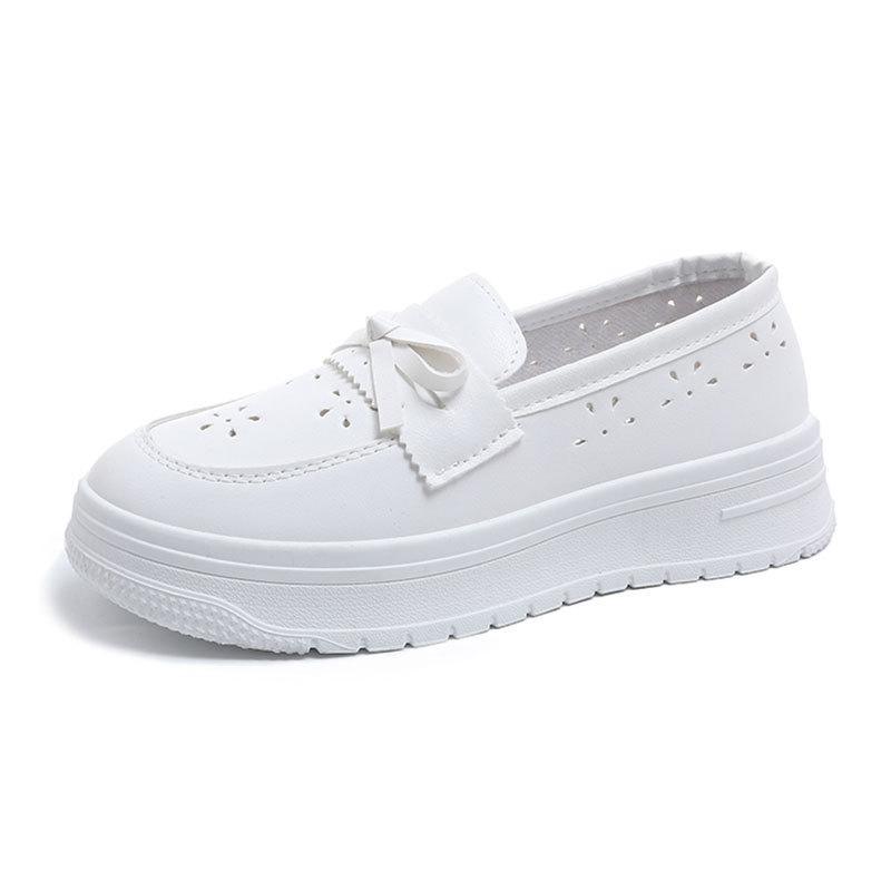 Nurse Shoes Women's Soft Sole Breathable Thick Sole Non-slip Not Tired Feet Summer Spring and Autumn White Medical Special Little White Work Shoes
