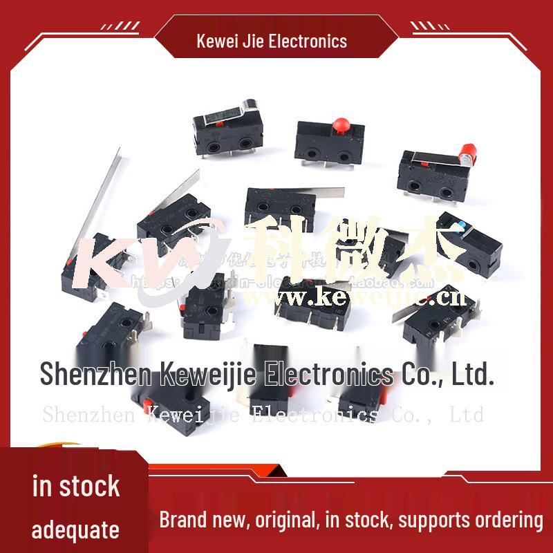 

KW12 Microswitch: Copper Contact, 5A, 125/250V, 2/3-Pin, Press-On Stroke Limit Button Switch Copper Contact Type AA