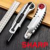Plastic PP Paper Cutter Knife with 5 Pieces SK5 Blades 5pcs Blades Quick Change Blade Utility Safe Lock Box Paper Knife Cutter