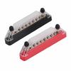1 Pair 48V 150A 10 Terminal Bus Bar with 20 Terminals Power Distribution Terminal Block for Car RV Stud M6x2  Screw M4x8