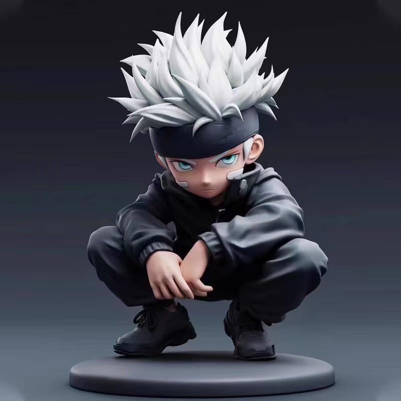 Jujutsu Kaisen Crouching Gojo Satoru Gachapon Yuji Itadori Standing Gojo Satoru Figure Collectible Gift