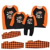 Halloween Tag Drucke Familie Passend Langarm Tops+Hosen Set Familie Passende Sets