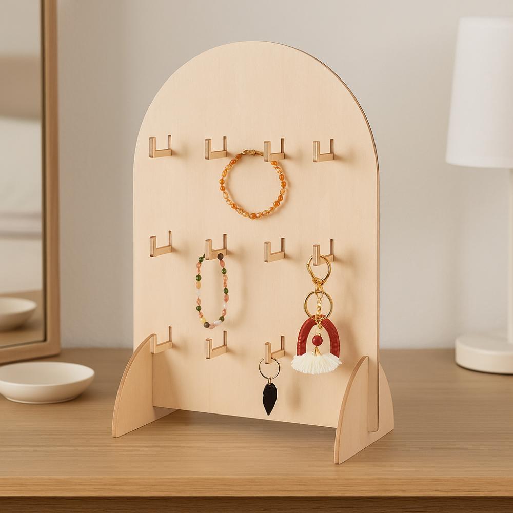 Detachable Earring Display Rack Arch Necklace Display Stand Durable Ring Holder  Activity Display