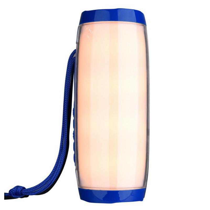 Altavoz Bluetooth Inalámbrico con Luces LED - Subwoofer Portátil para Uso en Exteriores, Regalo Creativo, Luces Coloridas.