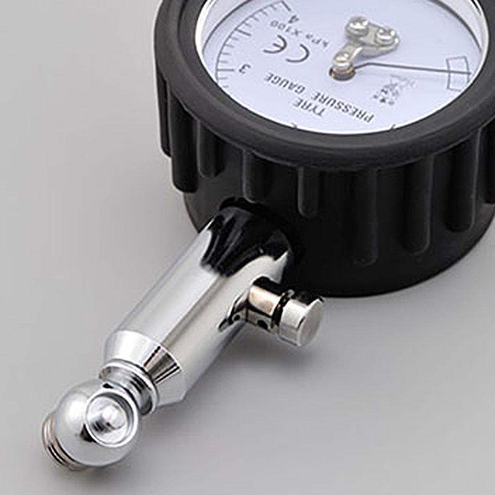 Daytona 64045 Motorcycle Small Air Gauge Head Swivel with Release Valve