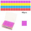 48Pcs/Box Diamond Painting Glue Clay with Storage Box DIY Colorful Square Tools 5D Diamond Embroidery Cross Stitch Drilling Wax Home Supplies