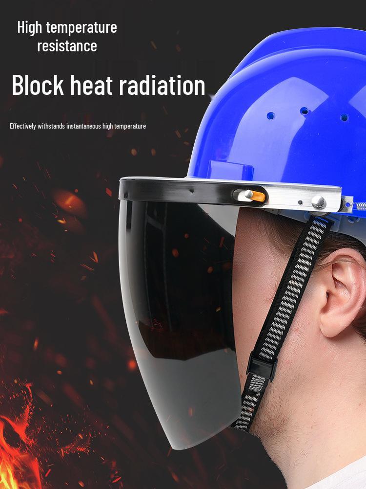 Huvudmonterad helsvetsmask - Anti-brännskada, Skyddssköld för huvudet