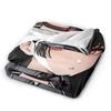 Chisa Wuthering Wave Flannel Blanket  Super Soft Throw Blanket for Couch Chair Travel Print Bedspread Sofa Bed Cover