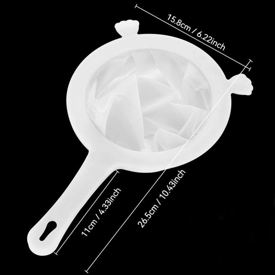 1pc Fine Screen Filter, Yogurt Filter, Juice Filter After Juice Extraction, Milk Tea, Nut Milk, Soybean Milk, Juice, Yogurt, Cof