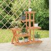 vidaXL Blumenständer 95x25x96 Cm Massivholz Tanne