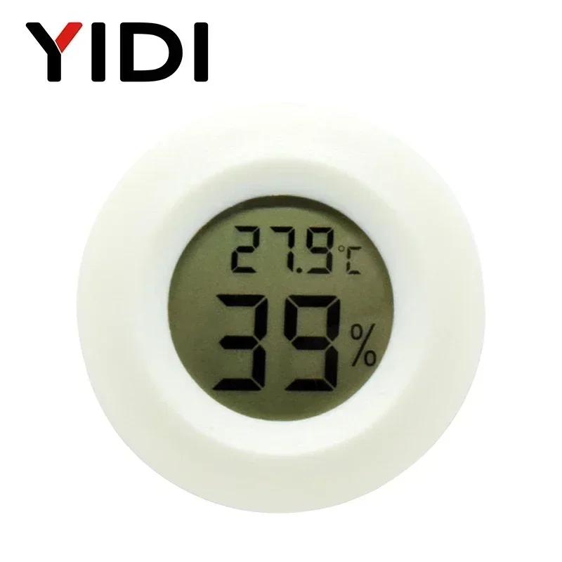 Mini Digital LCD Thermometer Hygrometer Gauge Freezer Tester Temperature Sensor Humidity Meter Detector Monitor Indoor Pet Car