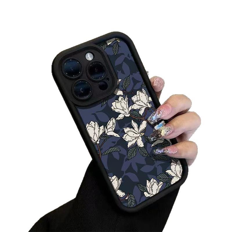 The new magnolia is suitable for iphone17pro mobile phone case Apple 15 clear 14 creative 13promax16e12.
