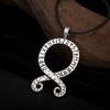 Nordic Octopus Squid Pendant Viking Runes Troll Cross Necklace Swedish Folklore Protection Amulet Jewelry