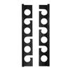 2Pcs 6 Hardwood Fishing Rod Storage Rack Multi-rod Fishing Stand Wooden Fishing Gear Storage Rack Wall Mount Rod Holder