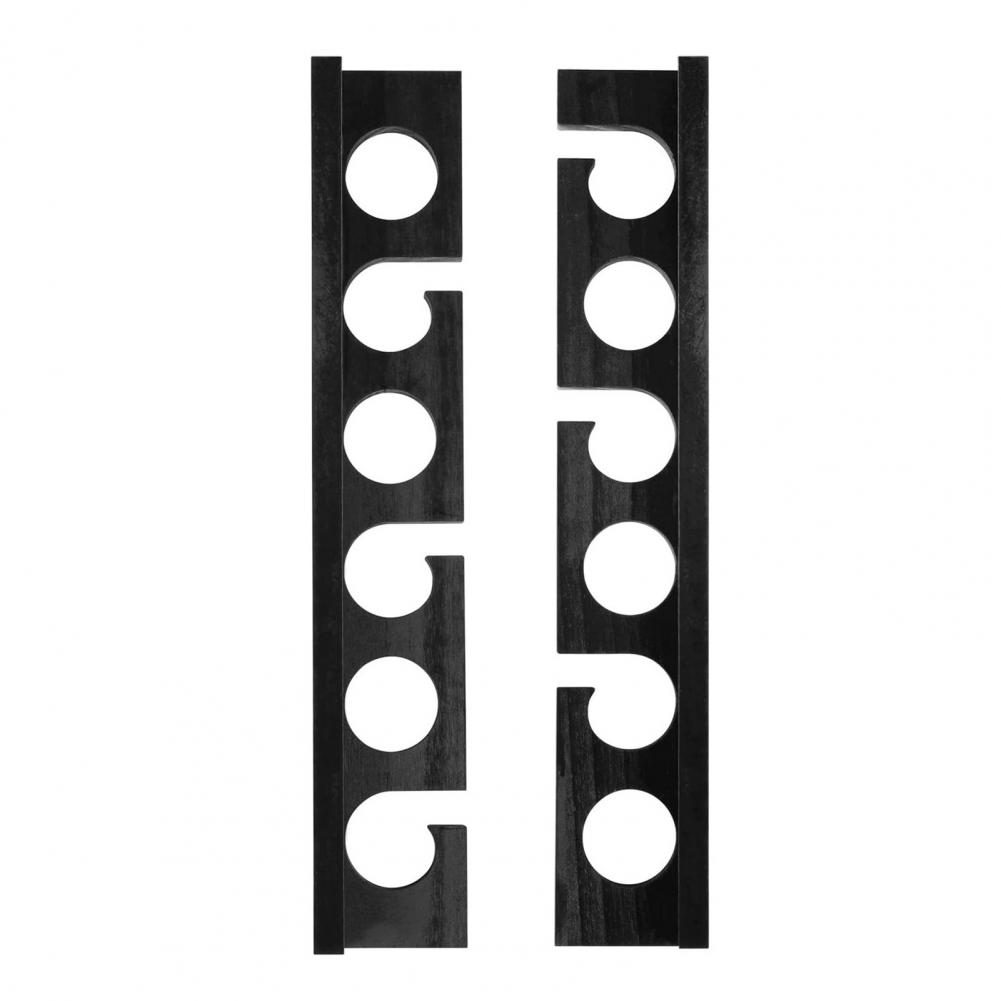2Pcs 6 Hardwood Fishing Rod Storage Rack Multi-rod Fishing Stand Wooden Fishing Gear Storage Rack Wall Mount Rod Holder