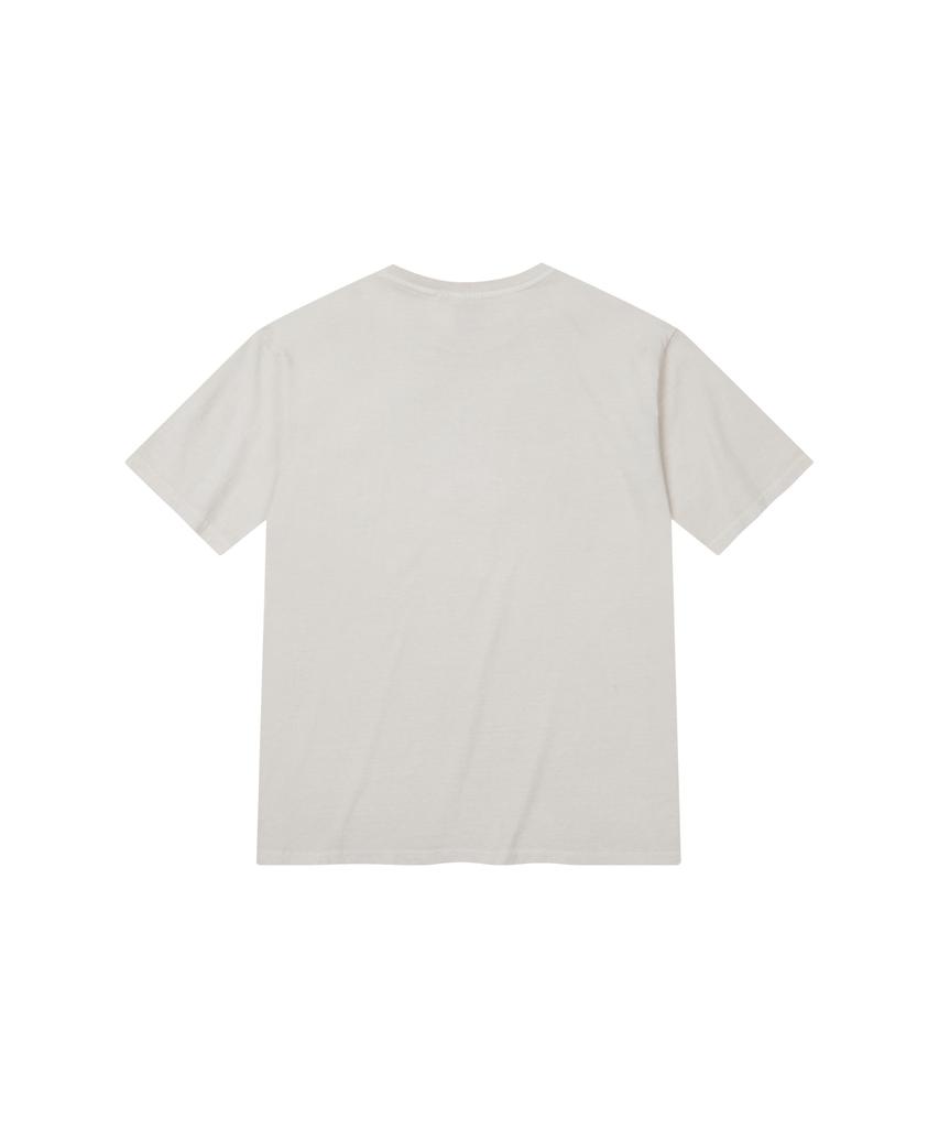 FERNOV Spiral Star Pigment Short Sleeve Tee Cream