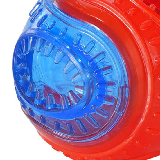 Dog Food Leakage Chew Ball Bite Resistant Pet Treat Dispensing Squeaky Toy Puppy Teething Interactive Boredom Enrichment Toy