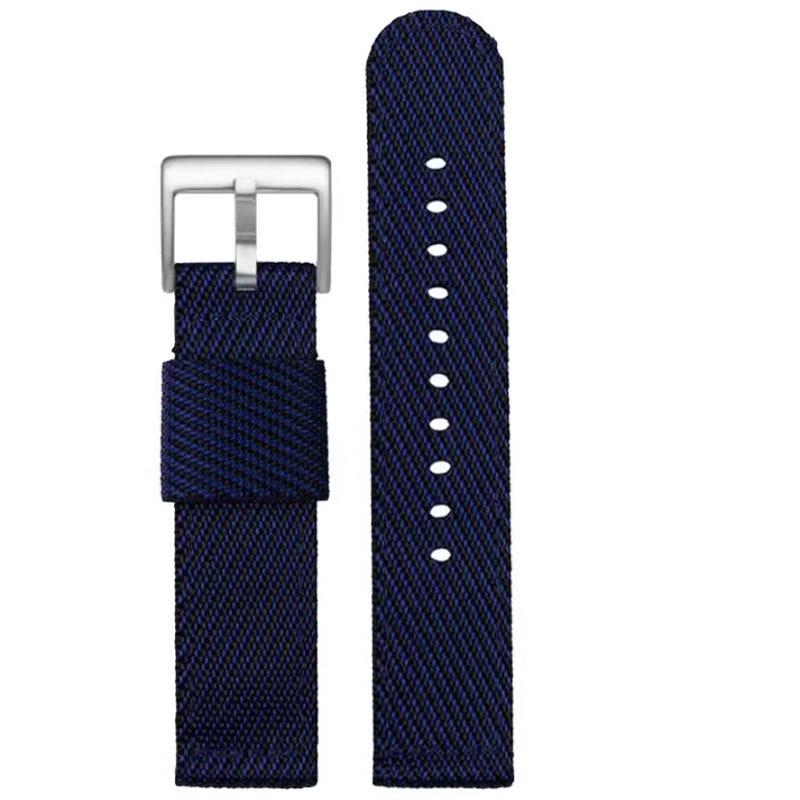 

Утолщенный нейлоновый ремешок в стиле НАТО для часов Seiko - 20/22 мм 22mm + Silver Buckle