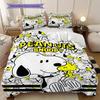 Huse de pilotă moi și confortabile cu desene Peanuts, Set de lenjerie de pat pentru copii Cadou, Diverse dimensiuni disponibile LXR168