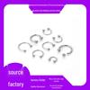Stainless Steel C-Shaped Septum Ring Body Piercing Jewelry