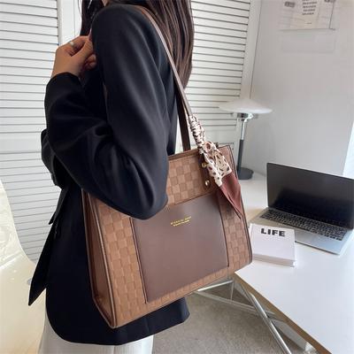 Big Bag Women's Bag New Tote Bag Women's Large-capacity Work Bag Textured Shoulder Bag