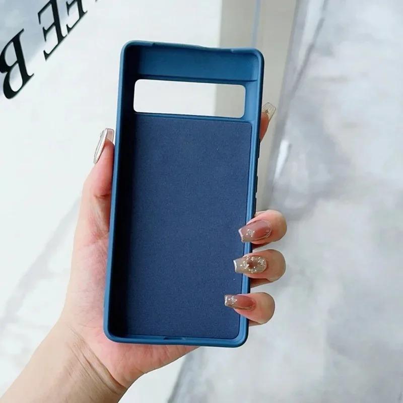 Magnetic Liquid Silicone Phone Case For Google Pixel 9 Pro XL 8 8A 7A Pro 6A 5A Matte Shockproof Cover For Google Pixel 8 7 Pro