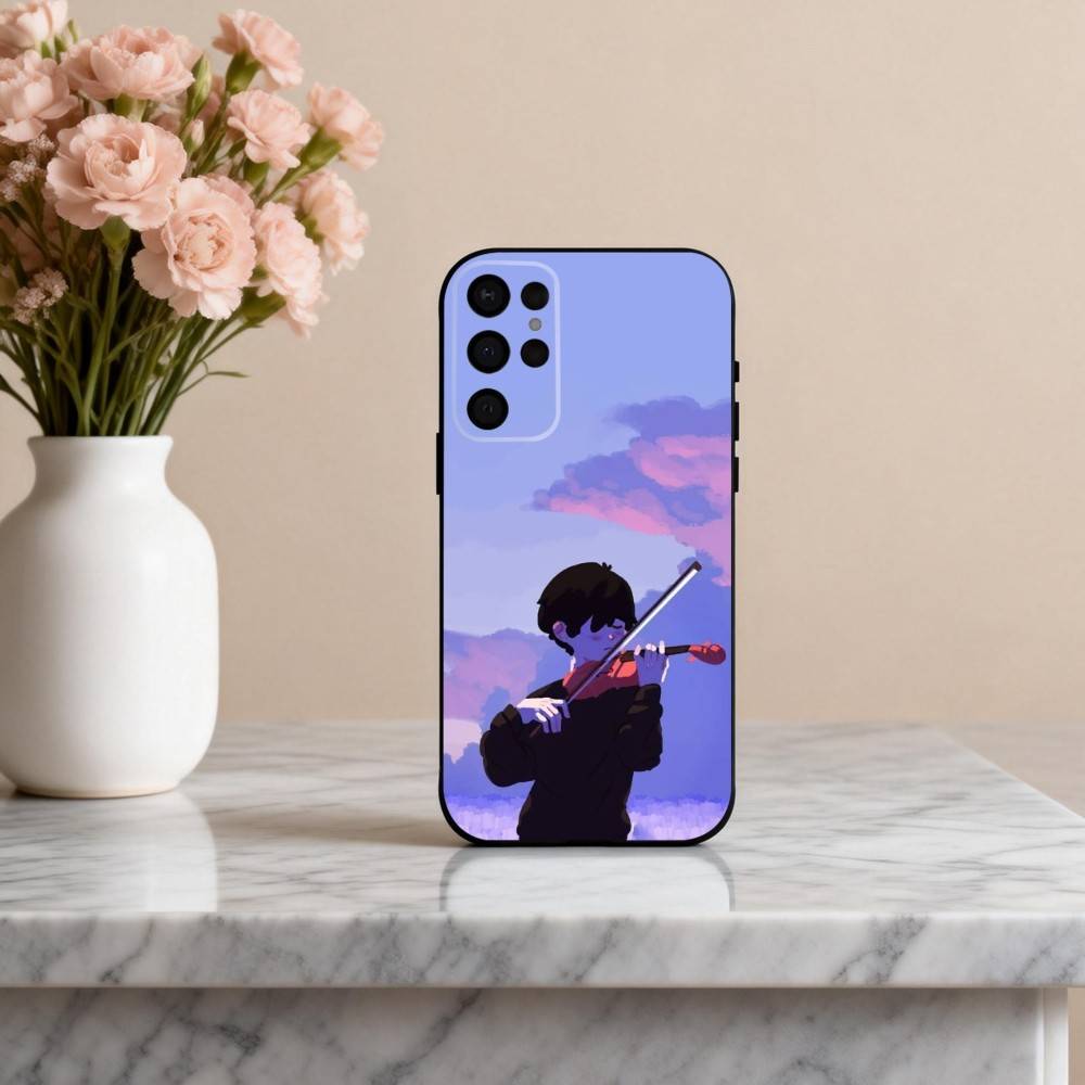 G-Game O-Omori-L Phone Case For Samsung S25,S24,S21,S22,S23,S30,Ultra,S20,Plus,Others Soft Black Case