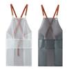 Waterproof TPU Apron With Pockets Cooking Apron Work Clothes Kitchen Apron  Household
