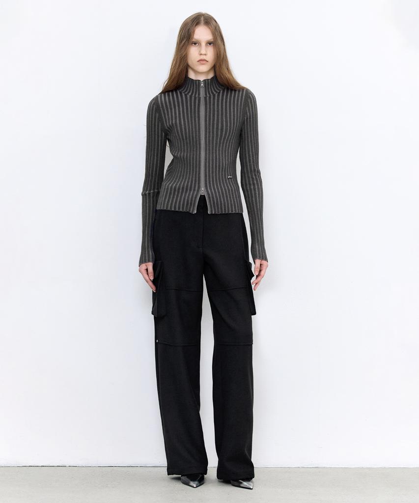 INSILENCE WOMEN Fatigue Pocket Slacks Black