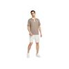 Nike Dri-Fit Tour Comfortable Soft Skin-Friendly Fashion Short Sleeve Golf Shirt Men Tops Mink-Brown Light-Ivory FZ7502-233