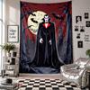 Wall TapestryDracula Art Hanging Cloth Decorative Background Cover for Room Decoration