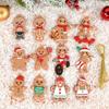 Gingerbread Man Ornaments Xmas Tree Hanging Pendant 2025 Merry Christmas Decorations for Home 2025 New Year Gift Navidad Noel