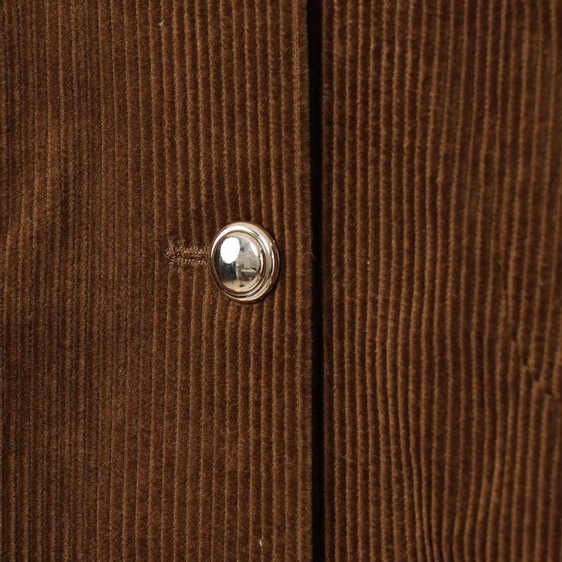 Kaslead New Women Clothes Western Style Corduroy Large Profile Long Sleeve Lapel Pocket Outerwear 129746